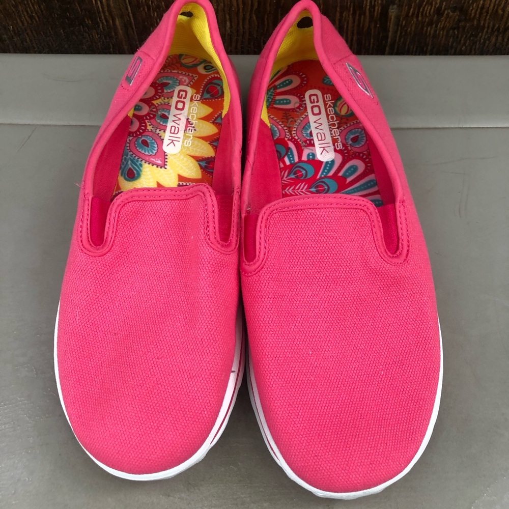 Skechers GOwalk slip-on casual shoes Women’s Size 8 - Picture 2 of 6
